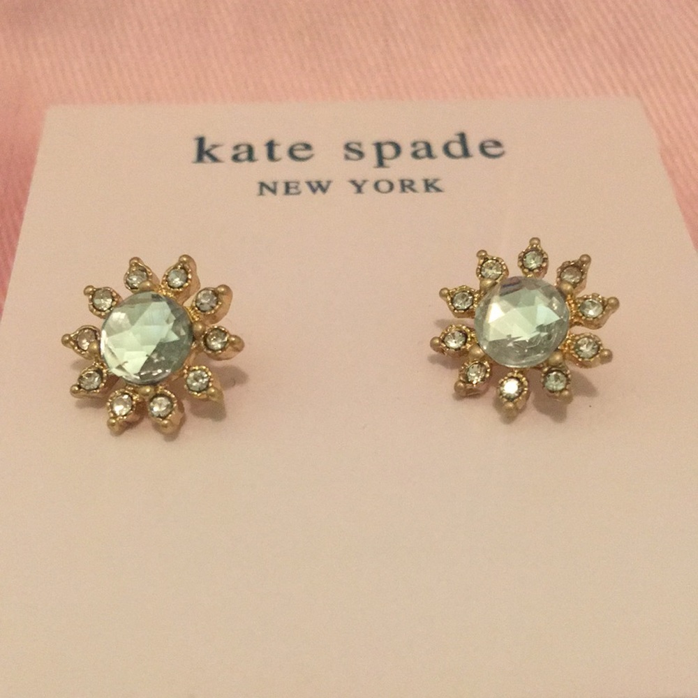 KATE SPADE Reversible Rhinestones Pearl Earrings